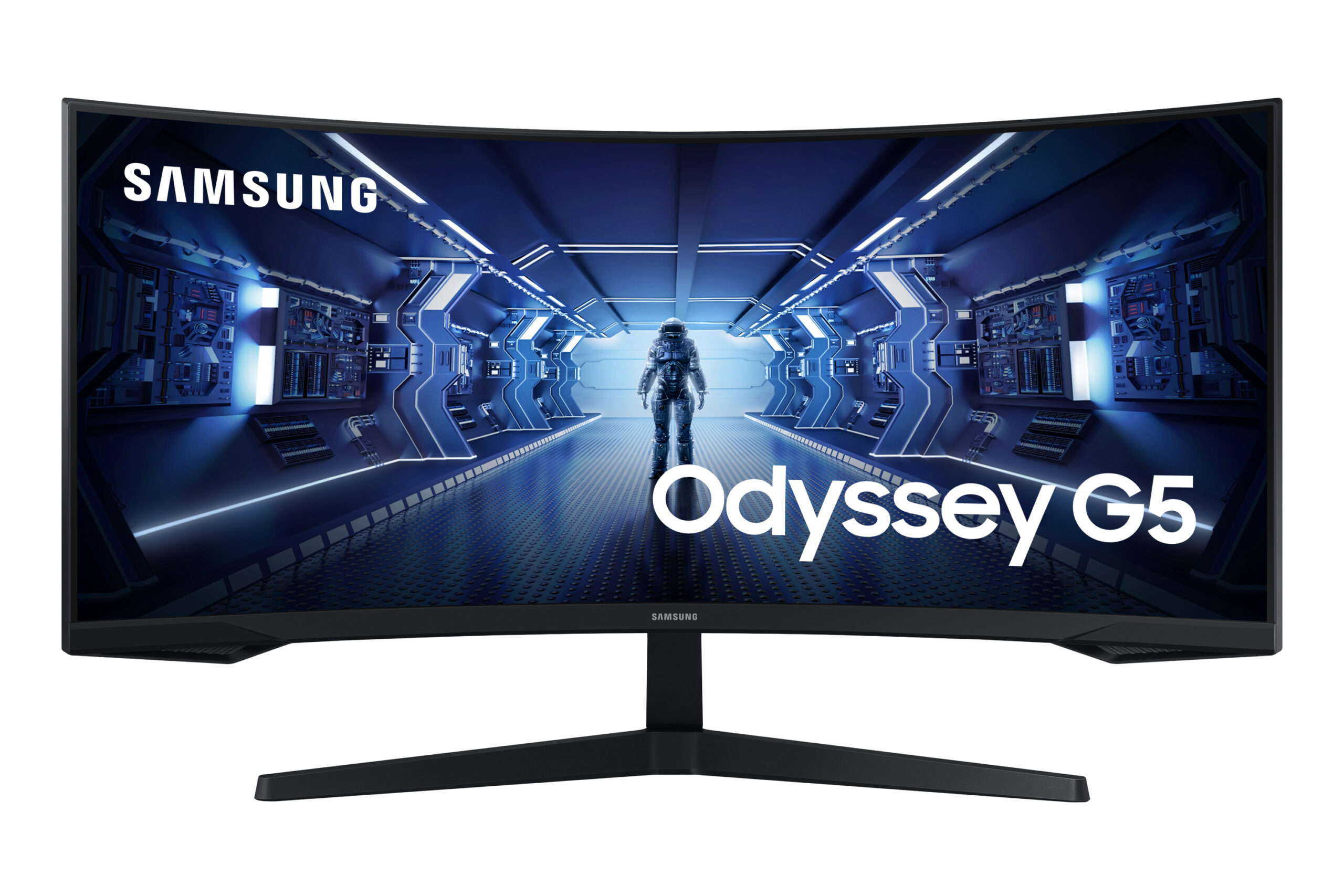 Samsung - Odyssey G5 34"" Gaming Skærm - UWQHD - 165Hz - VA - 1000R - HDR10 - 1ms 