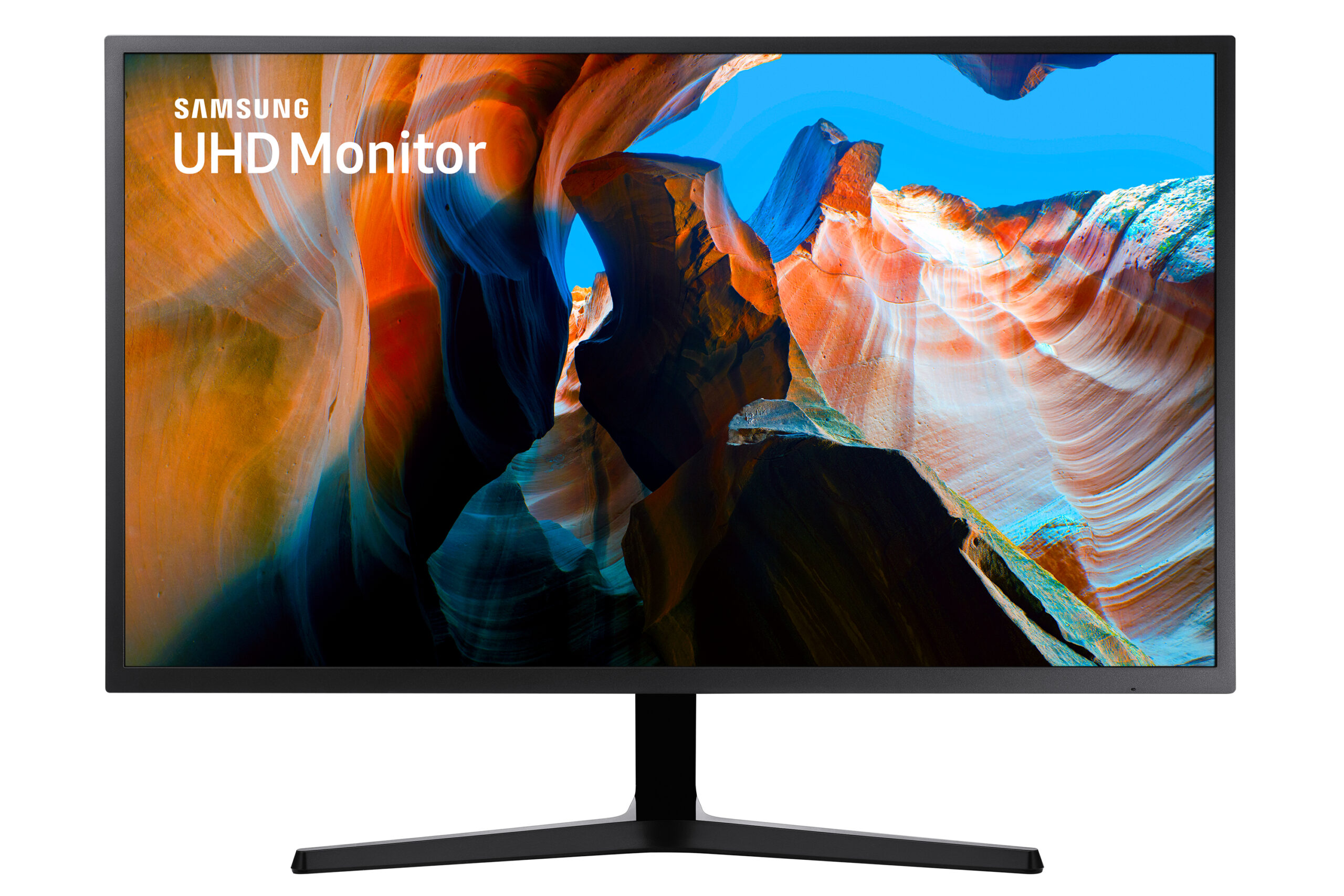 Samsung U32J590UQP - UJ59 Series - LED-skærm - 32"" (31.5"" til at se) - 3840 x 2160 4K @ 60 Hz - VA - 270 cd/m² - 3000:1 - 4 ms - 2xHDMI, DisplayPort - mørkeblå/gå