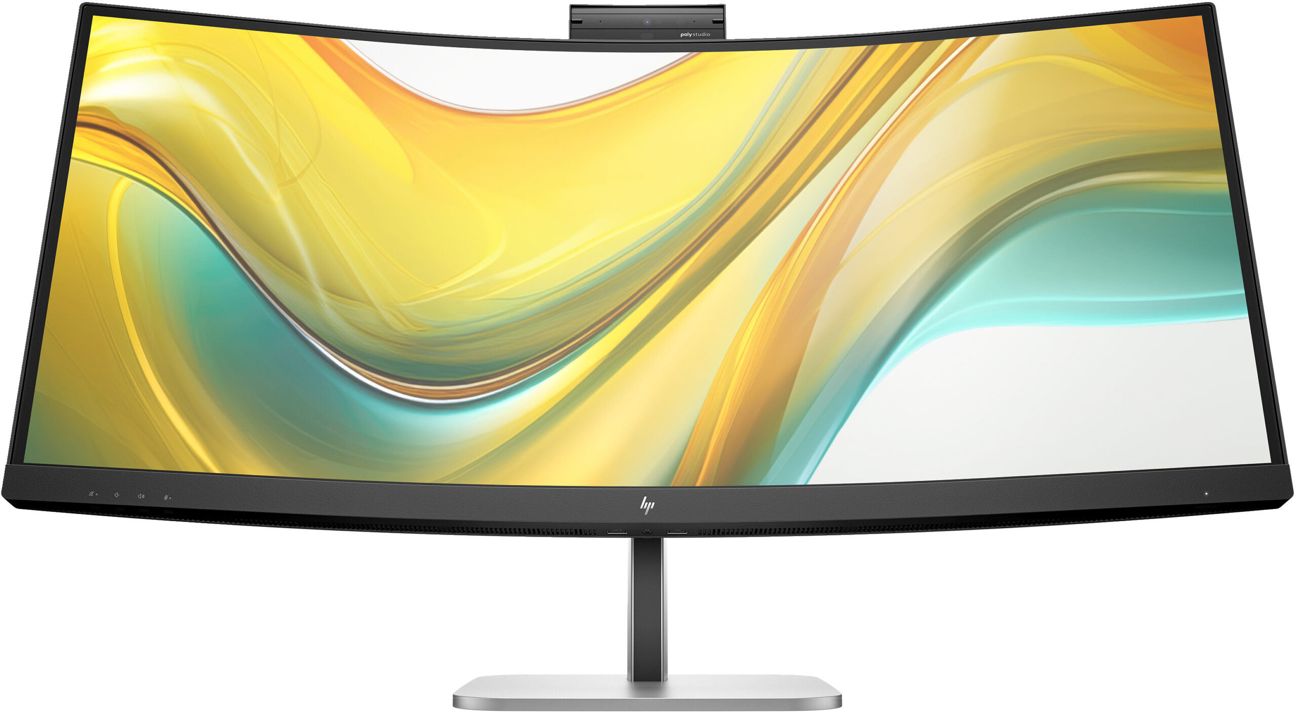 HP 534pm - Series 5 Pro - LED-skærm - kurvet - 34"" - 3440 x 1440 WQHD @ 100 Hz - VA - 400 cd/m² - 4000:1 - 5 ms - HDMI, DisplayPort, USB-C - jet black, naturligt sølv (stander) - Smart Buy