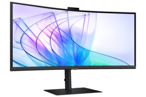 Samsung ViewFinity S6 S34C652VEU - S65VC Series - LED-skærm - kurvet - USB - 34"" - 3440 x 1440 UWQHD @ 100 Hz - VA - 350 cd/m² - 3000:1 - HDR10 - 5 ms - HDMI, DisplayPort, USB-C - højtalere - sort - Billede 3