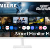Samsung S32FM703UU - M70F Series - LED-skærm - Smart - 32"" - 3840 x 2160 4K UHD (2160p) @ 60 Hz - VA - 300 cd/m² - 3000:1 - HDR10 - 4 ms - 2xHDMI, USB-C - højtalere - hvid
