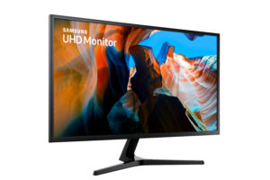 Samsung U32J590UQP - UJ59 Series - LED-skærm - 32"" (31.5"" til at se) - 3840 x 2160 4K @ 60 Hz - VA - 270 cd/m² - 3000:1 - 4 ms - 2xHDMI, DisplayPort - mørkeblå/gå - Billede 2