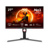 AOC Gaming Q27G3XMN/BK - LED-skærm - gaming - 27"" - 2560 x 1440 QHD @ 180 Hz - VA - 700 cd/m² - 4000:1 - DisplayHDR 1000 - 1 ms - HDMI, DisplayPort - sort