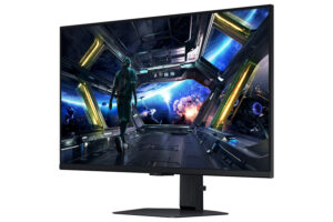 Samsung Odyssey G7 S32DG702EU - G70D Series - LED-skærm - Smart - gaming - 32"" - 3840 x 2160 4K UHD (2160p) @ 144 Hz - Fast IPS - 350 cd/m² - 1000:1 - DisplayHDR 400 - 1 ms - 2xHDMI, DisplayPort - højtalere - sort - Billede 4