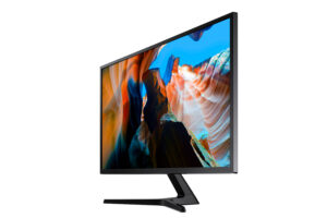 Samsung U32J590UQP - UJ59 Series - LED-skærm - 32"" (31.5"" til at se) - 3840 x 2160 4K @ 60 Hz - VA - 270 cd/m² - 3000:1 - 4 ms - 2xHDMI, DisplayPort - mørkeblå/gå - Billede 5