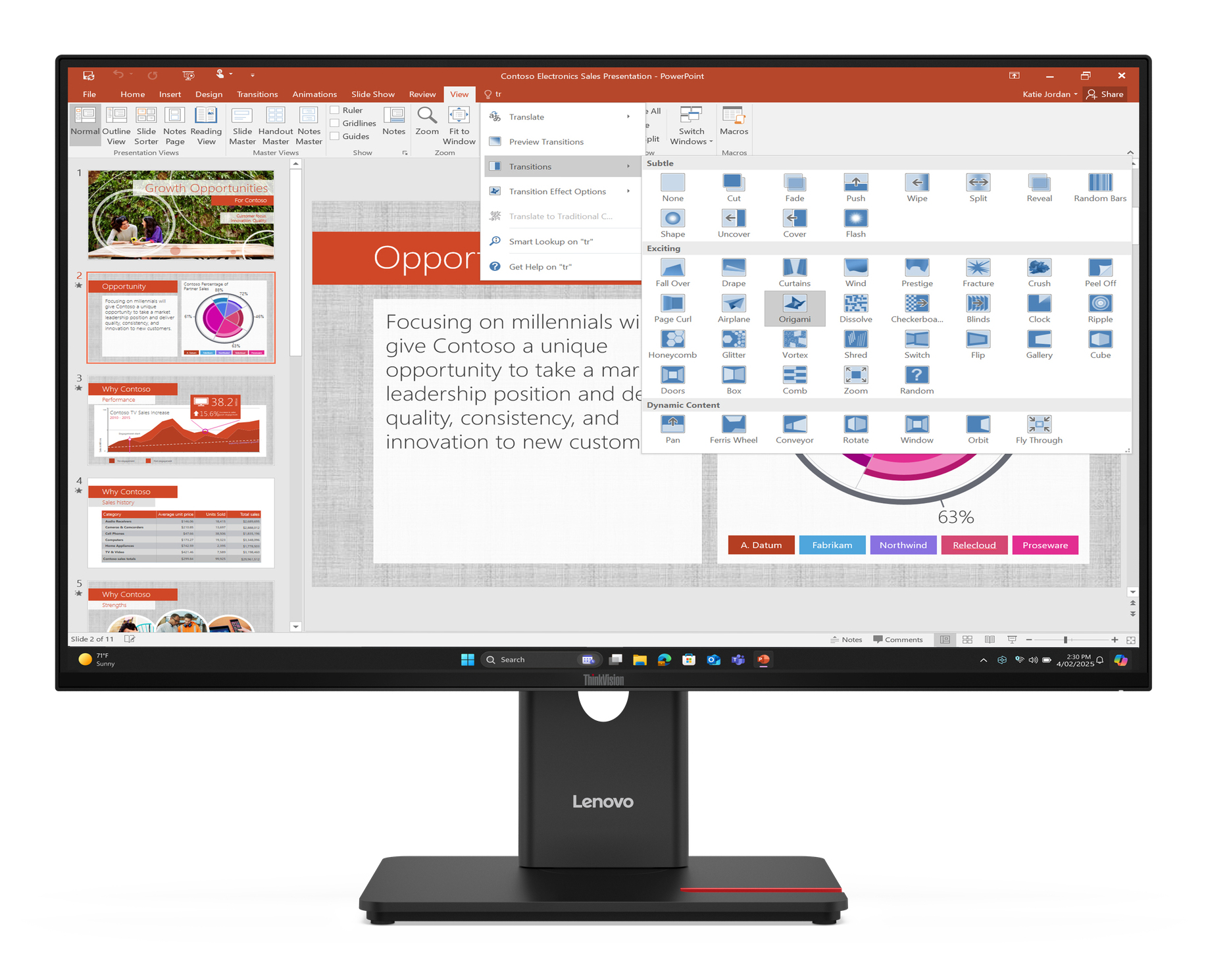 Lenovo ThinkVision T27-40 - LED-skærm - 27"" - 1920 x 1080 Full HD (1080p) @ 120 Hz - IPS - 300 cd/m² - 1500:1 - 4 ms - HDMI, VGA, DisplayPort - formørkelsessort - med ThinkVision MC 60 monitor webcam